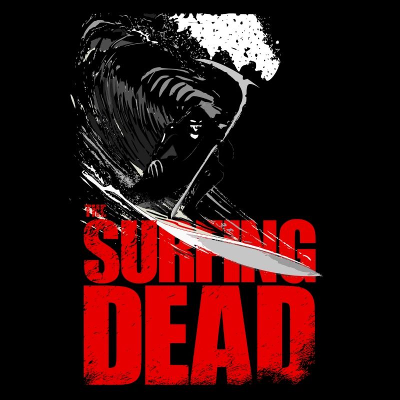 Surfing Dead Sensenmann Surfer Wave Design