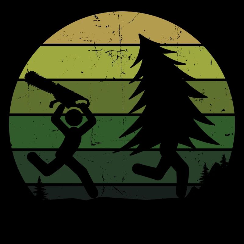 Arbre bûcheron sciure sciure bois bois