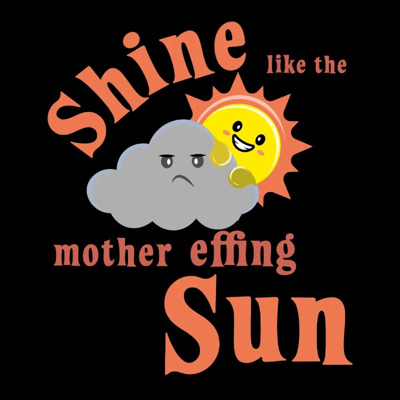 briller comme la mère effing soleil lettrage d’été