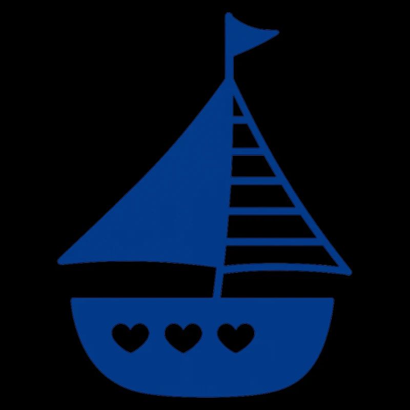 Verspieltes Herzboot Design