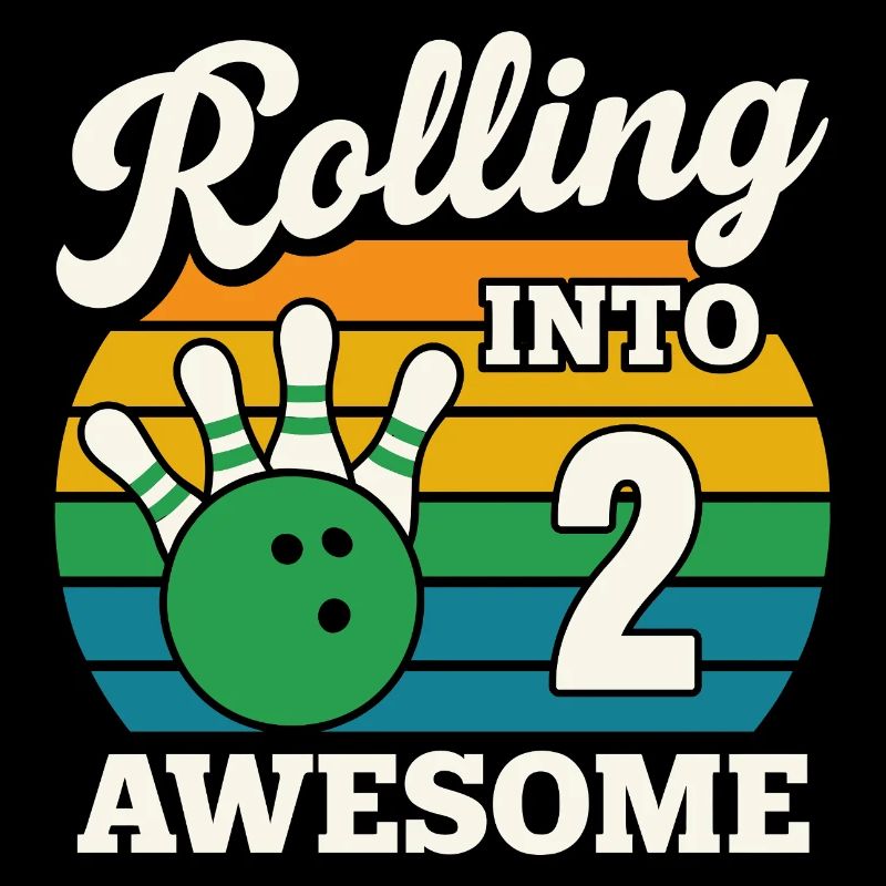 Rolling Into 2 mit Bowlingkugel