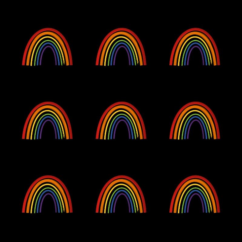 Vivid Rainbow Pattern for LGBT Pride Apparel