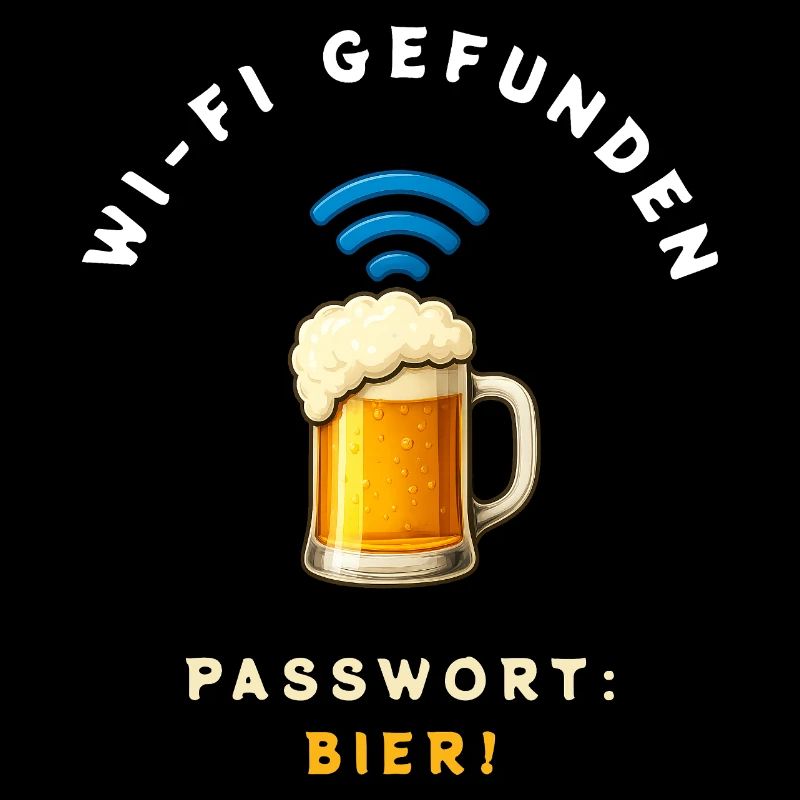 WiFi bière design drôle