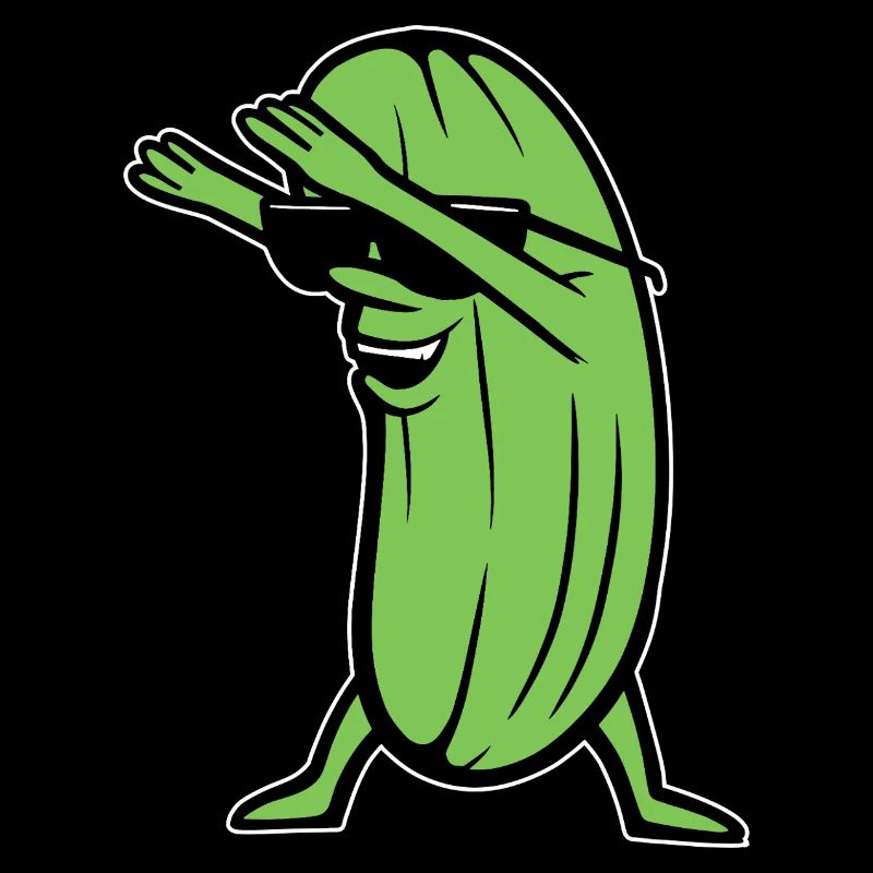 Dabbing Cucumber Dabbing Dab Dance Hip-Hop Dance Pose