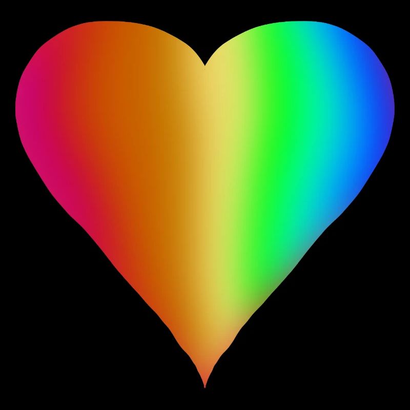 Das Regenbogenherz