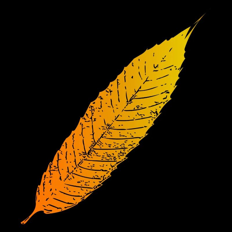 Herbstblatt Farbverlauf