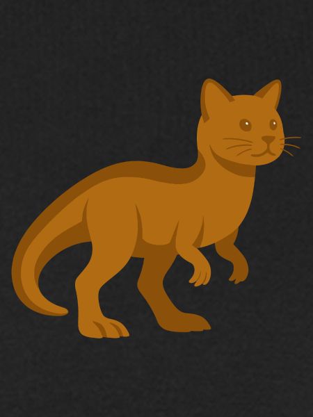 Trex Katze Dinosaurier
