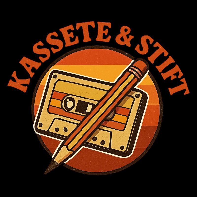 Cassette et Crayon rétro