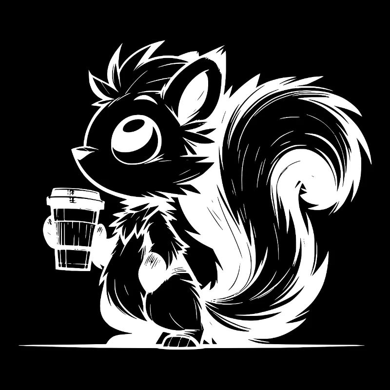 Eichhörnchen im Koffeinrausch - Bin schon wach