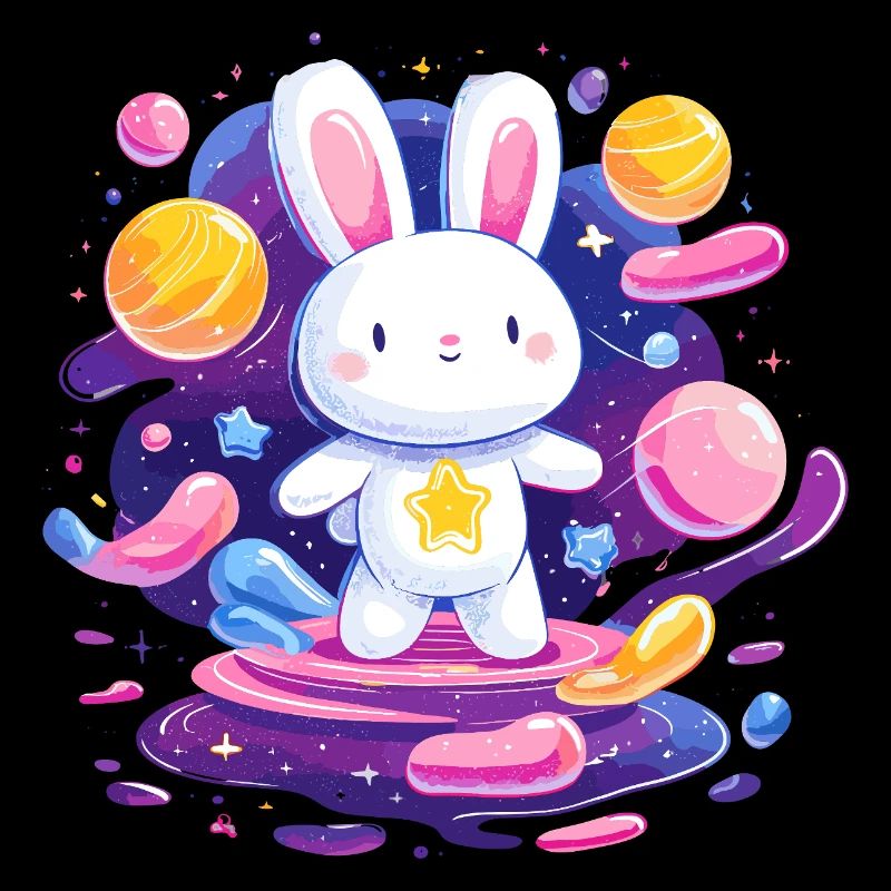 Kosmischer Hase Sternenflug