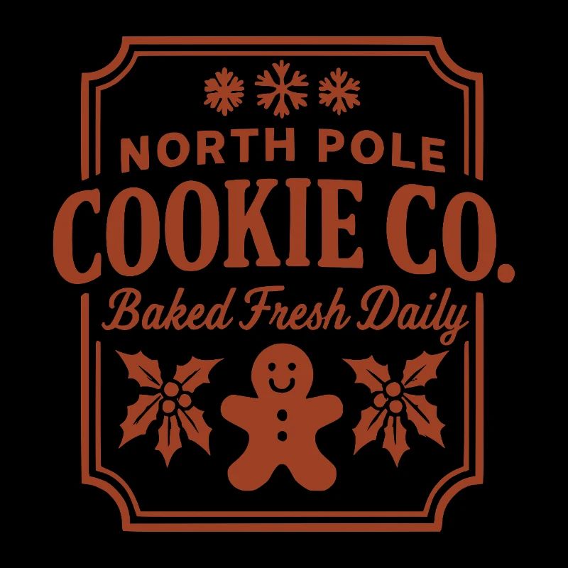 North Pole Cookie Co Cookie Logo