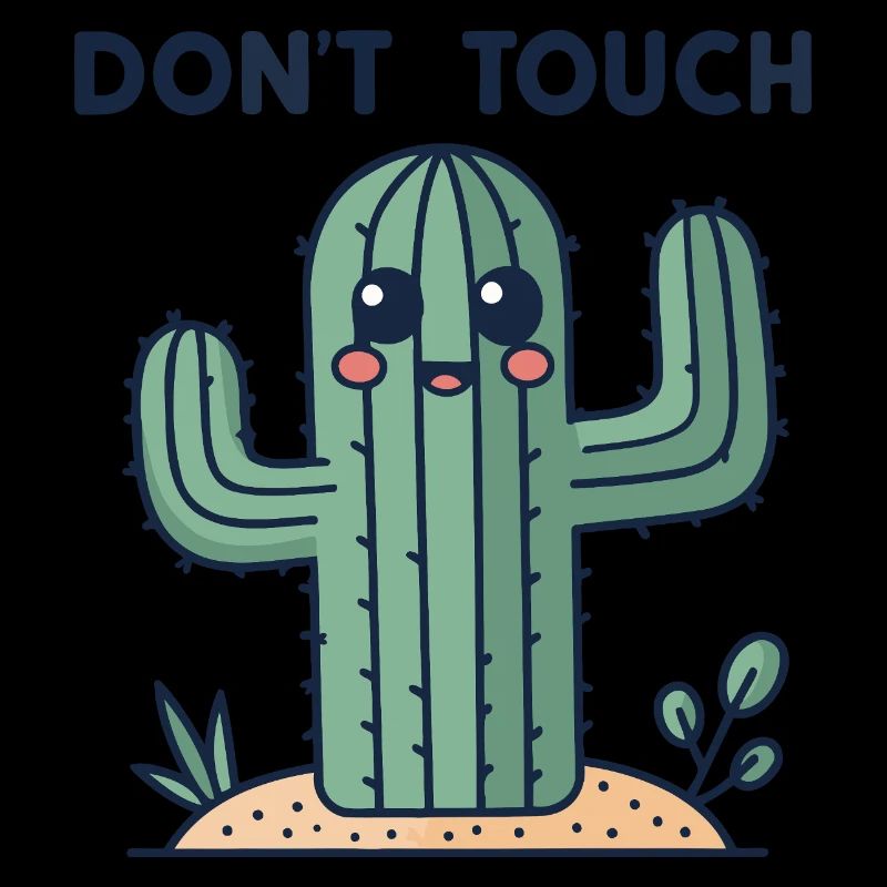 Cactus mignon: interdiction toucher