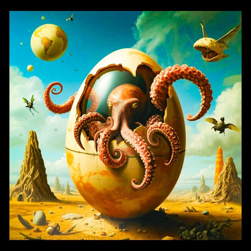 Octopus Egg in Desert Odyssey