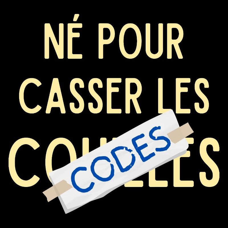 Né pour casser les codes