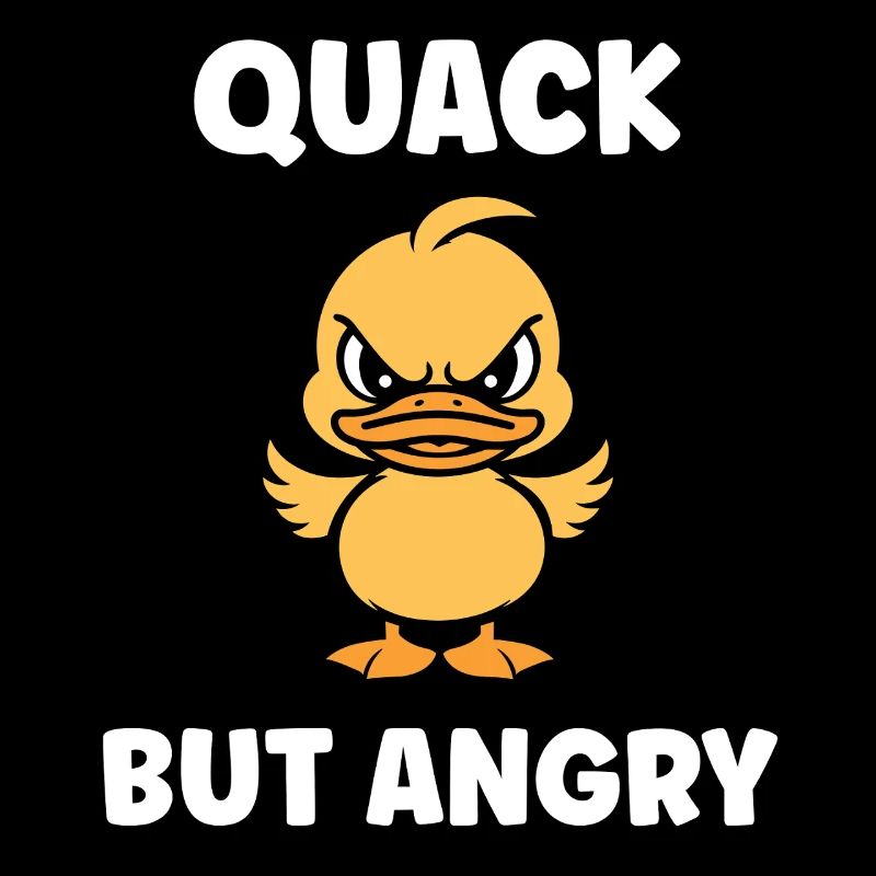 Wütendes Entlein: Quack, aber wütend