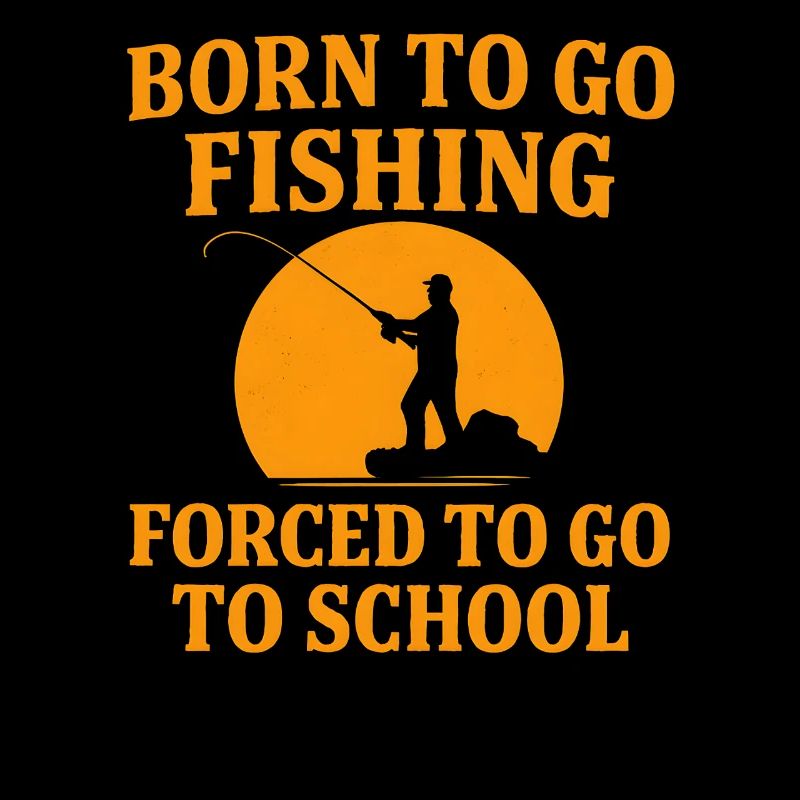 Né pour aller pêcher, forcé d’aller à l’école Pêcheur