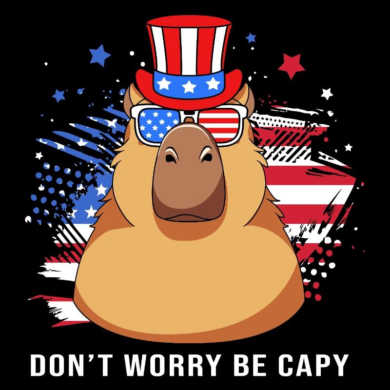 Dont Worry Be Capy Capybara