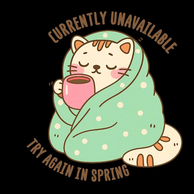 Kätzchen in einer Decke mit einer Tasse Kakao