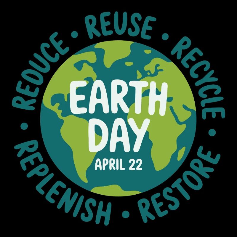 Logo de réutilisation de la Journée de la Terre