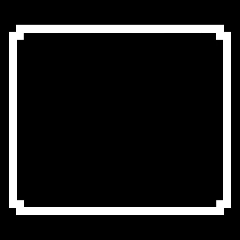 Boîte de texte 8 bits de trame de pixels