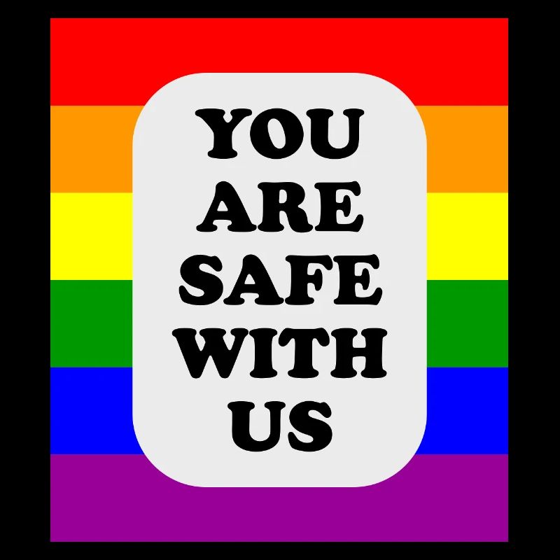 LGBT-Safe-Space-Regenbogenflagge