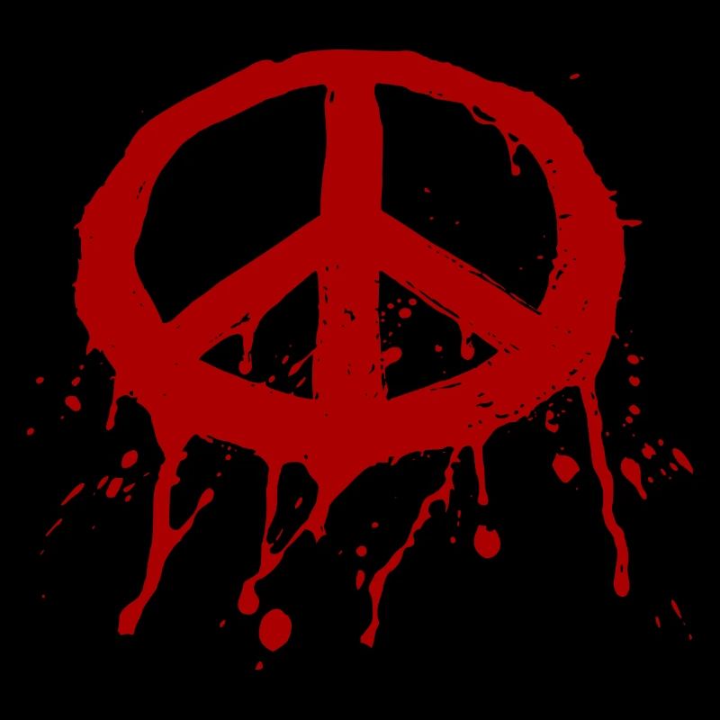 Paz Graffiti Roja
