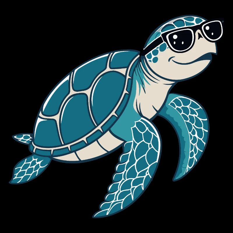 Tortue chic lunettes