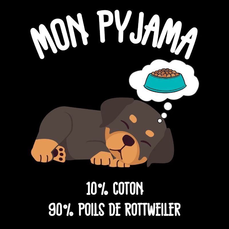 Pyjama Chien Rottweiler Drôle 