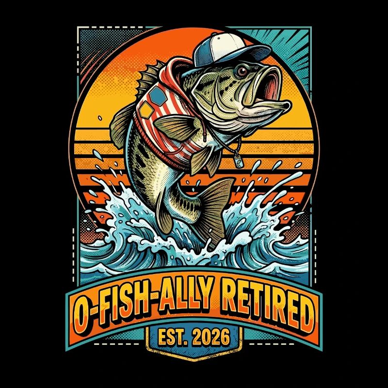 O-Fish-ally Retired Angler Retro