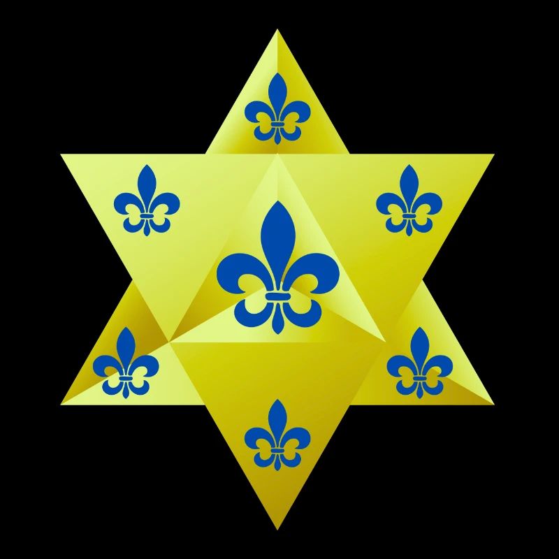 Merkaba Star & Feur de lis