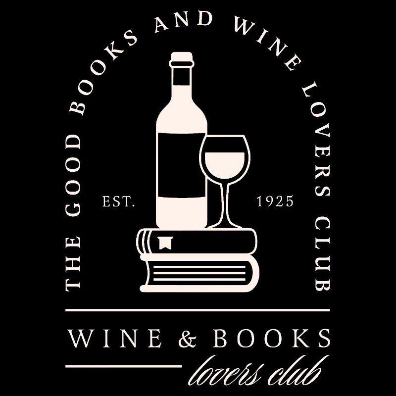 Wine and books lovers club funny reader gift