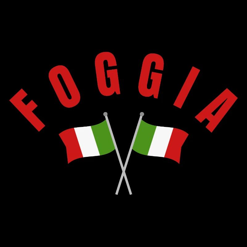 Foggia Crossed Flags Emblem