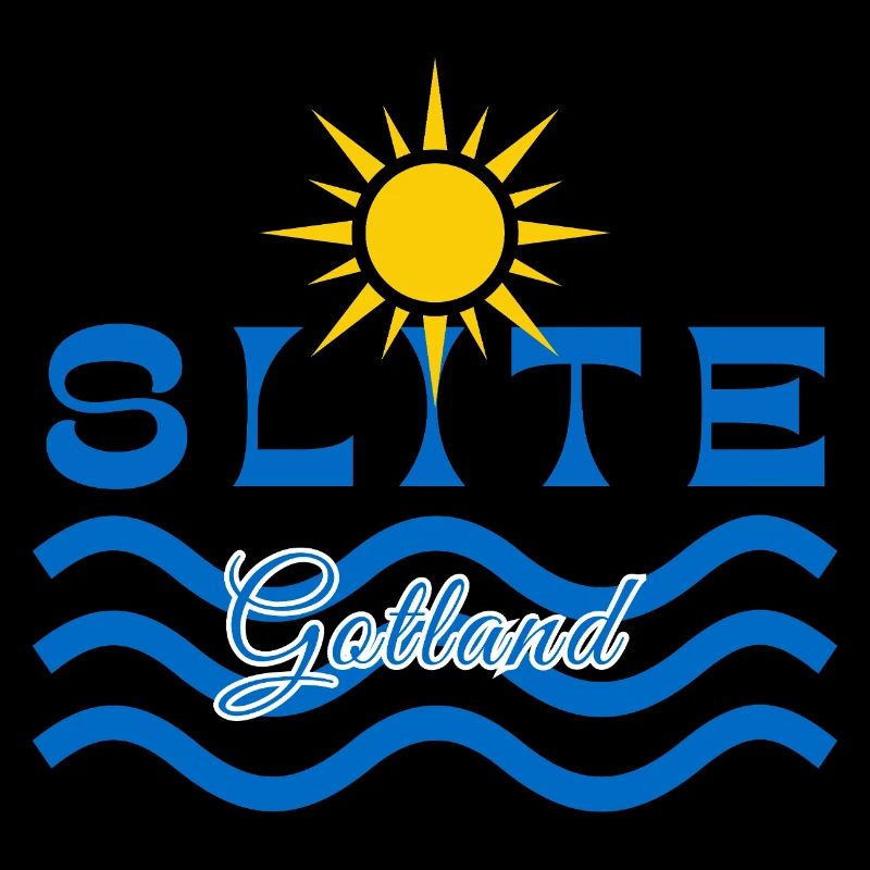 Slite Gotland-Soleil et Vagues