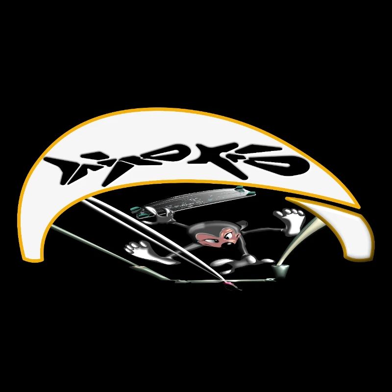 Active kiter with dynamic trajectory