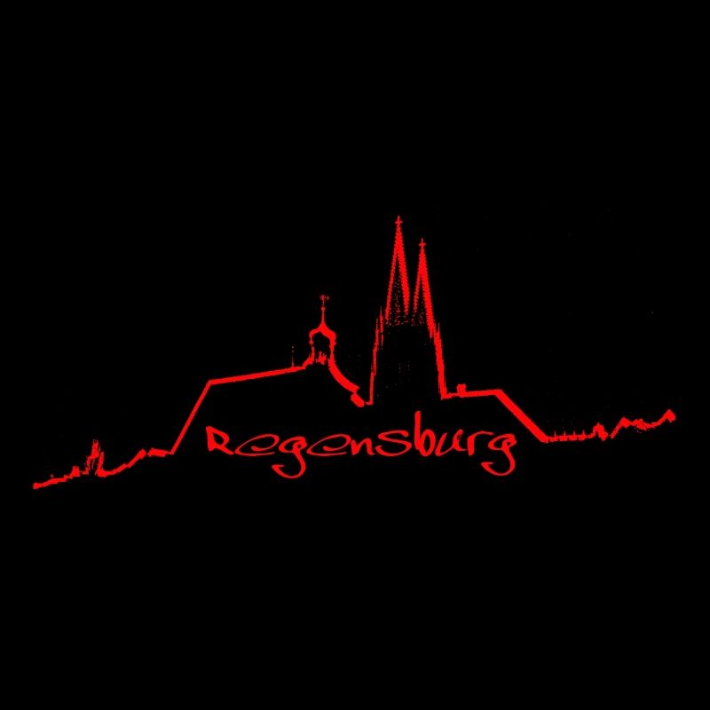 Regensburg skyline red