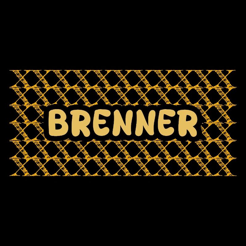 Brenner Gelb Netz Muster