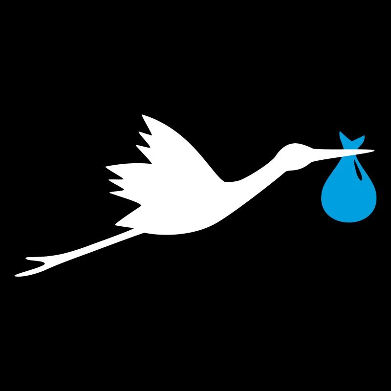 Storch Klapperstorch Junge
