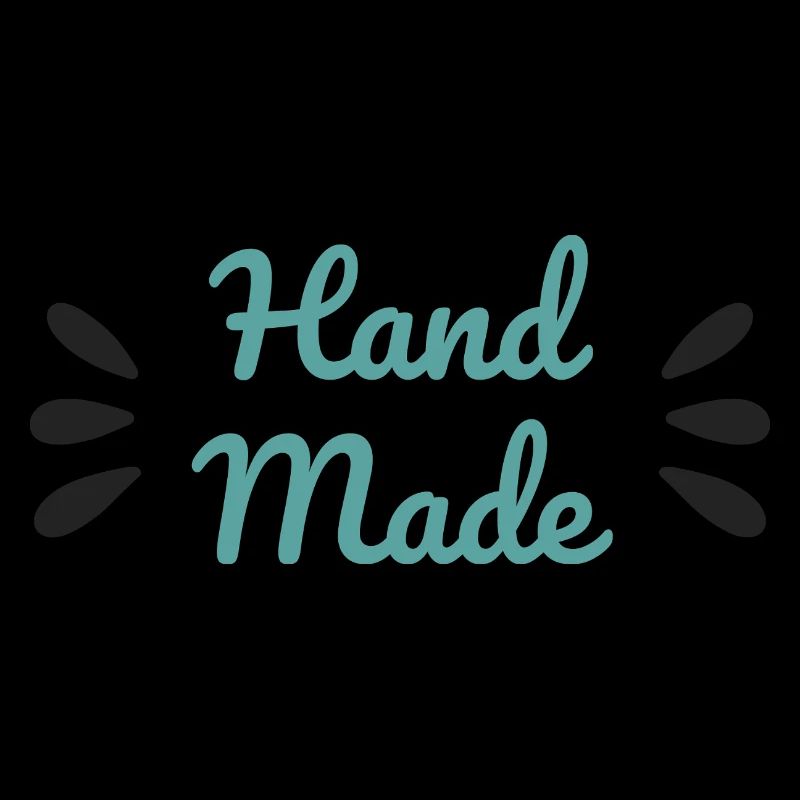 Handgemachtes Minimalistisches Bastelhemd im Skriptstil