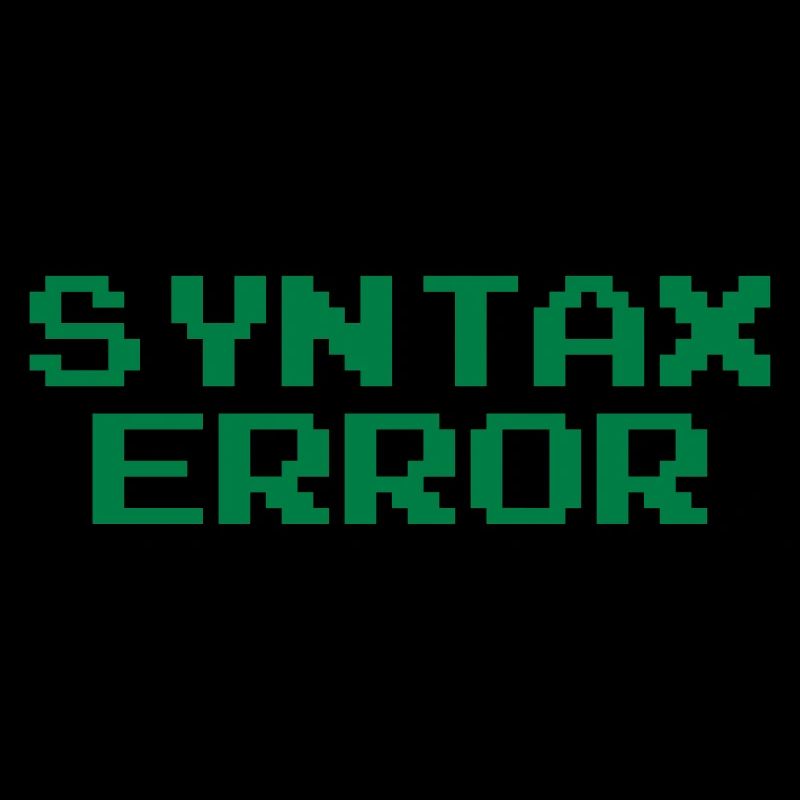 Syntax Error