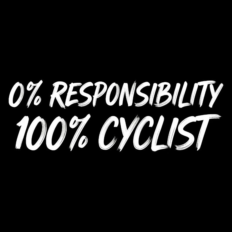 0 % Responsabilité 100 % Cyclistes