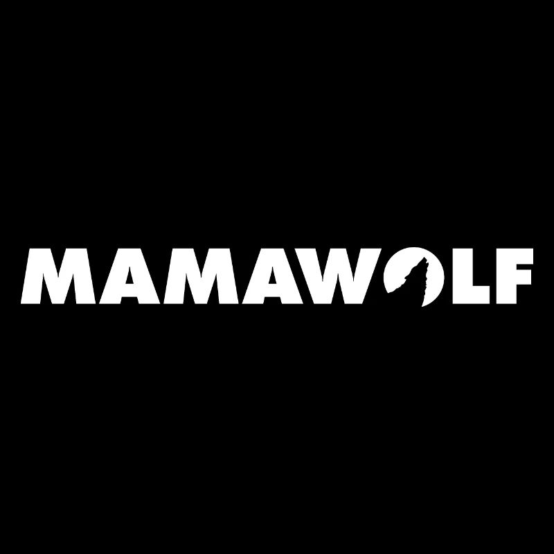 Lettrage blanc Mamawolf