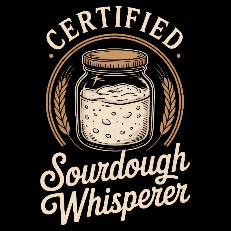 Sauerteig-Flüsterer-Krug-Abzeichen
