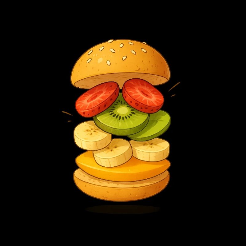 Obst-Burger