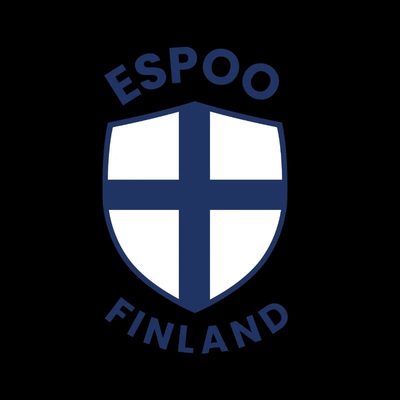 Espoo Finnlands Schilddesign