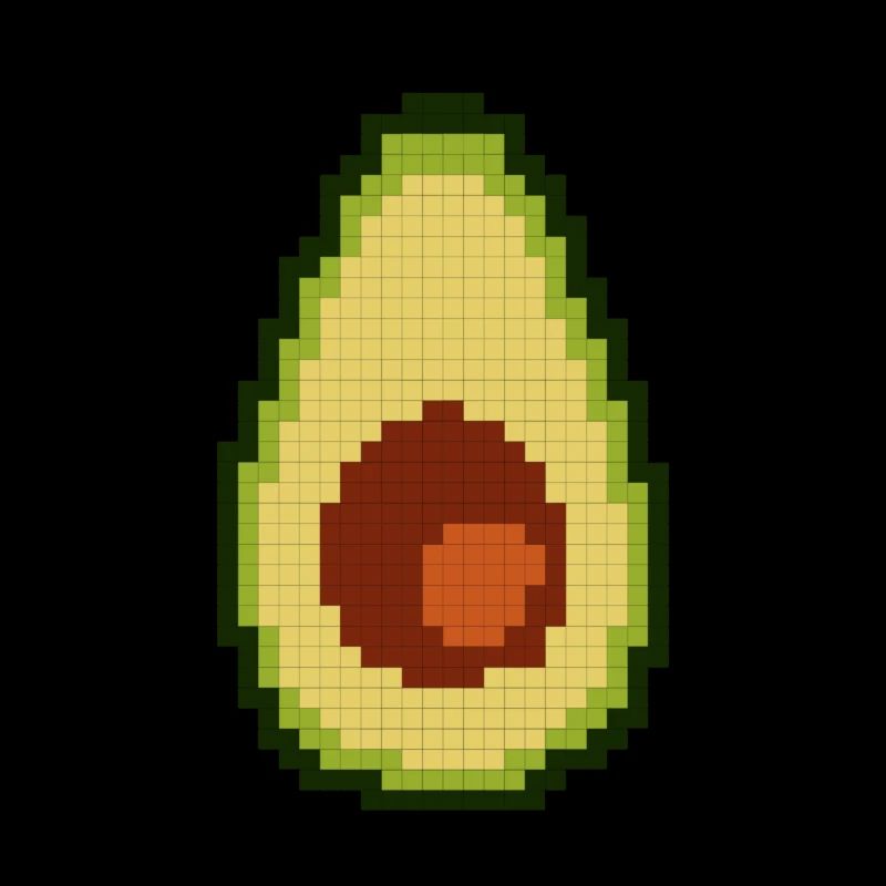 Pixel Avocat Petit