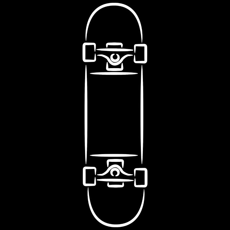 Croquis de planche à roulettes