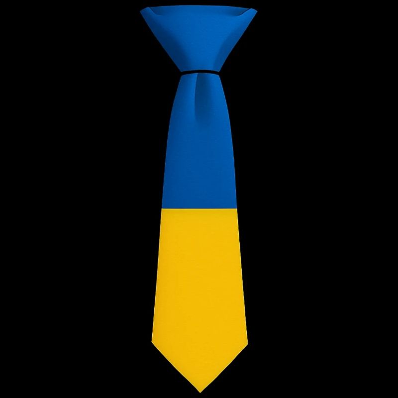 Blau-gelber Farbblock bindet
