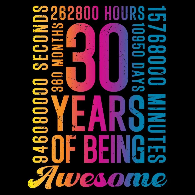 30 ans d’anniversaire
