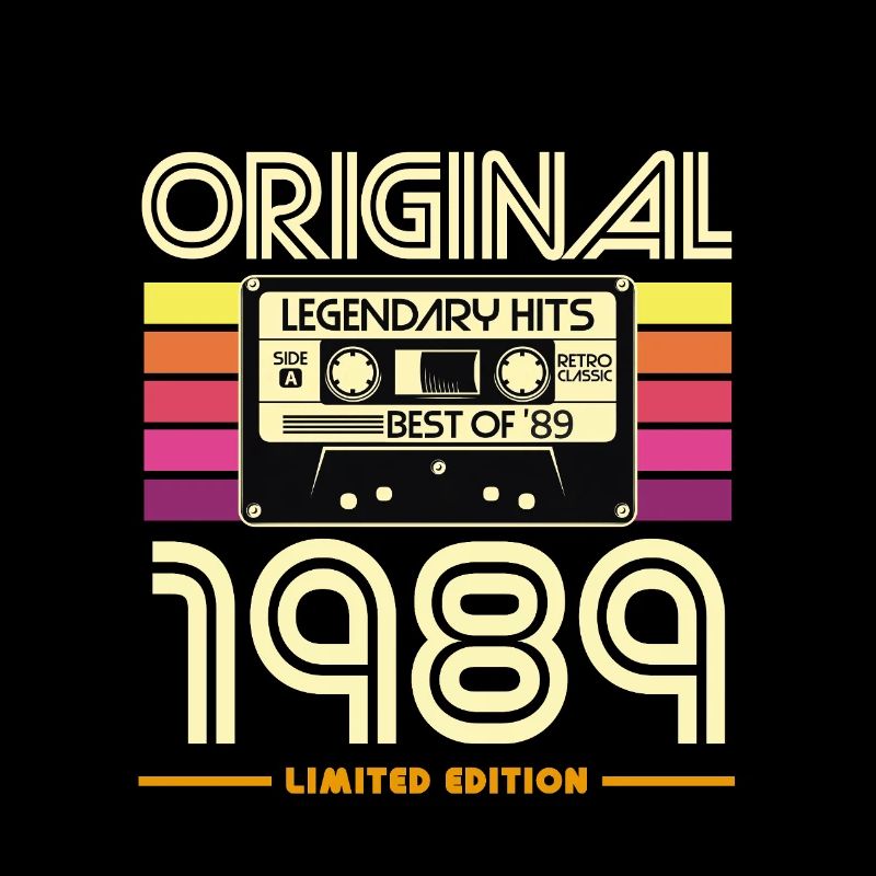 Original 1989 Retro Cassette
