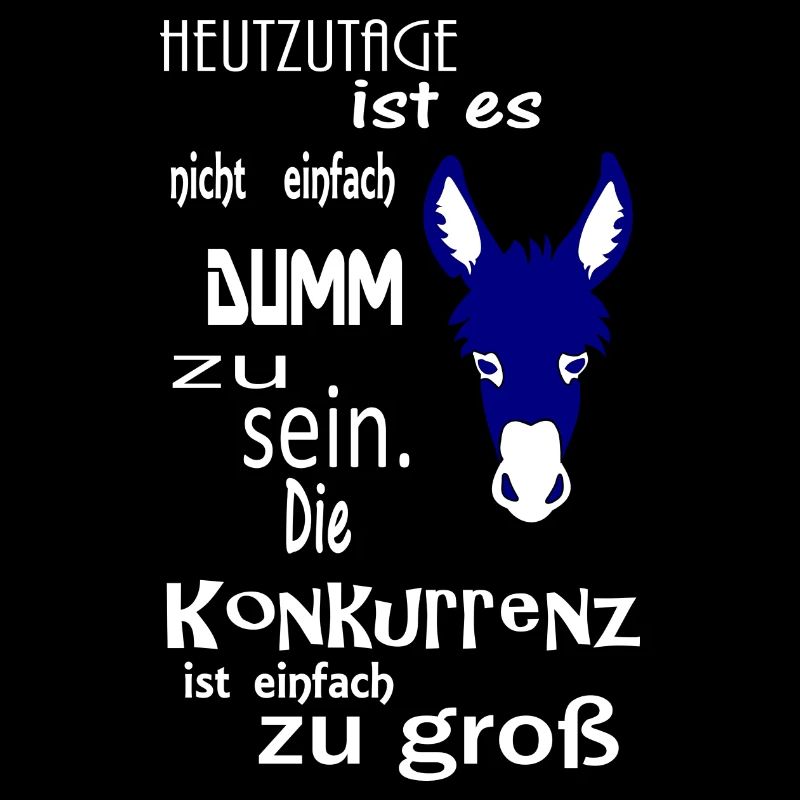 Spruch lustig Esel